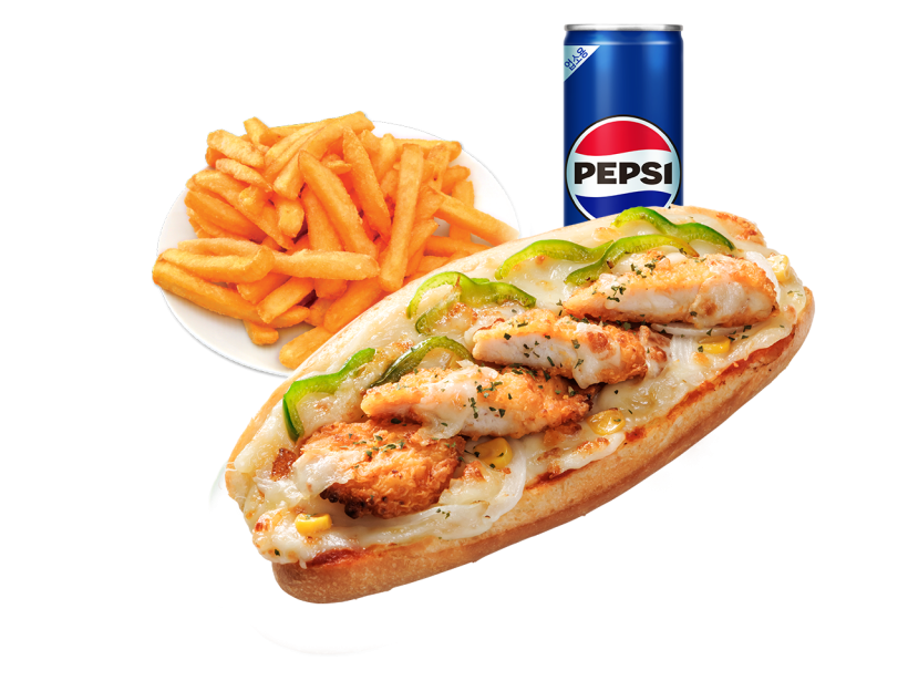 치킨텐더 샌드 세트